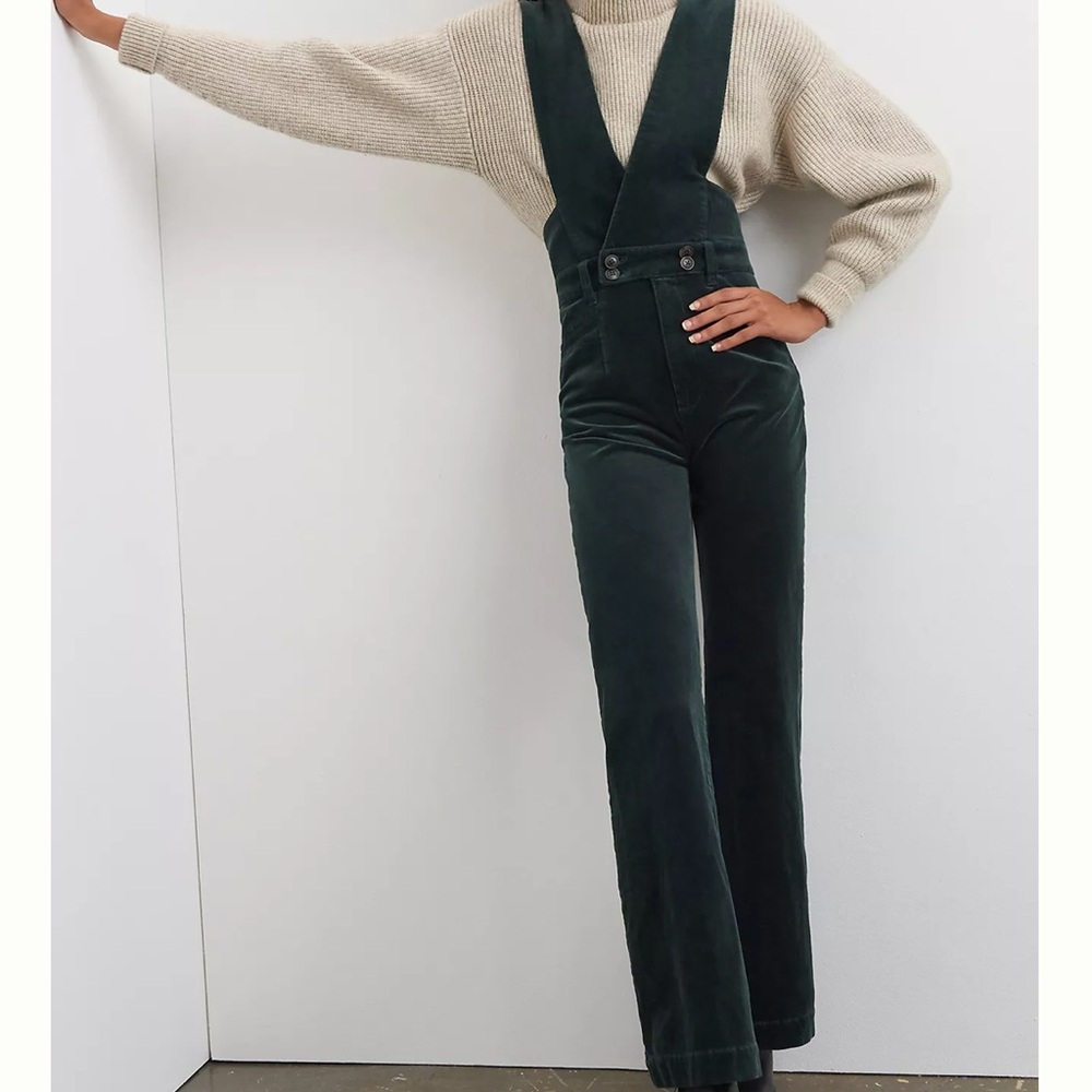 Pilcro-Anthropologie Velour Jumpsuit - 32